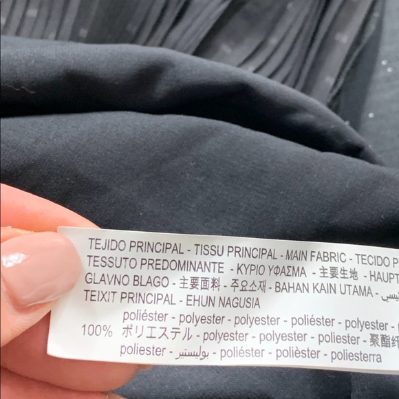 Zara Crochet Trim Black Dress - Picture 10 of 12